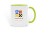 Unclench Your Jaw Mug, a Green Two-Tone Ceramic Mug