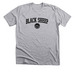 University Logo (black), a Athletic Heather Premium Unisex Tee