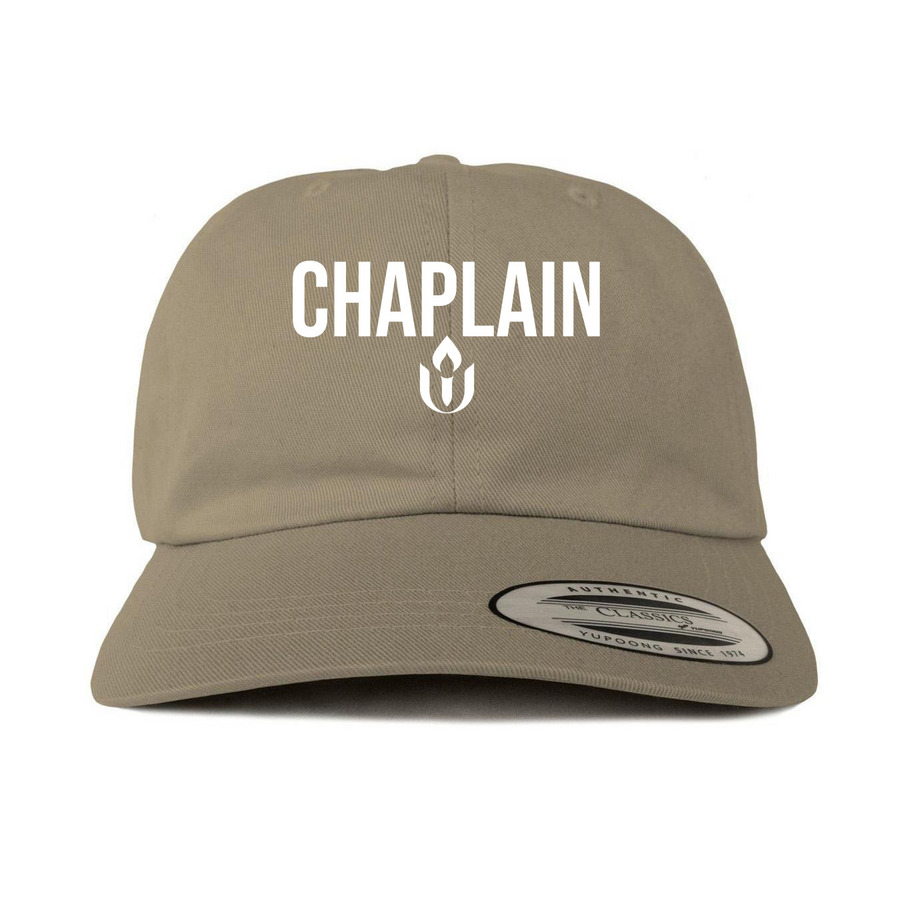 UU Chaplain Baseball Hat, a Khaki Printed Classic Baseball Cap
