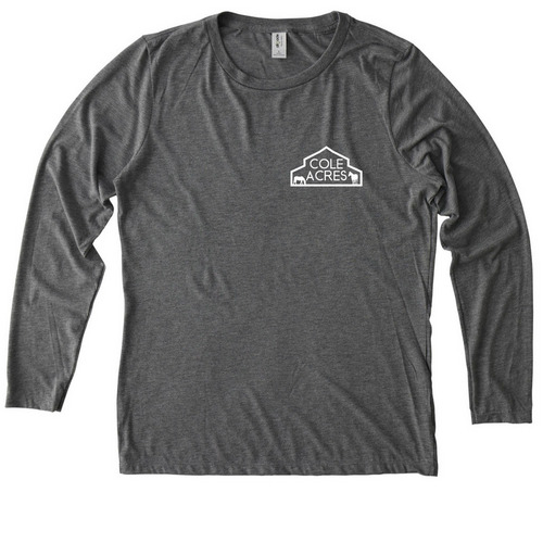 Cole Acres Winter Gear&nbsp;, a Aluminum Grey Allmade Eco Triblend Women?s Long Sleeve Tee