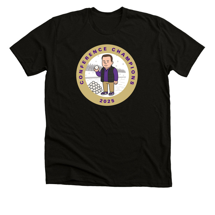 2025 Conference Champions, a Solid Black Blend Premium Unisex Tee