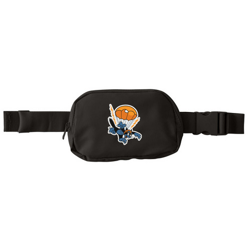 Wild Cat Fanny Pack, a Deep Black Matte Hip Pack