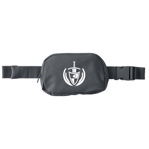 Silver Fanny Pack, a Storm Grey Matte Hip Pack