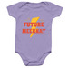 Future Meerkat Onesie, a Lavender Infant Onesie
