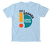 Out of Bounds Comedy, a Chambray Comfort Colors Pocket Tee (back-view)