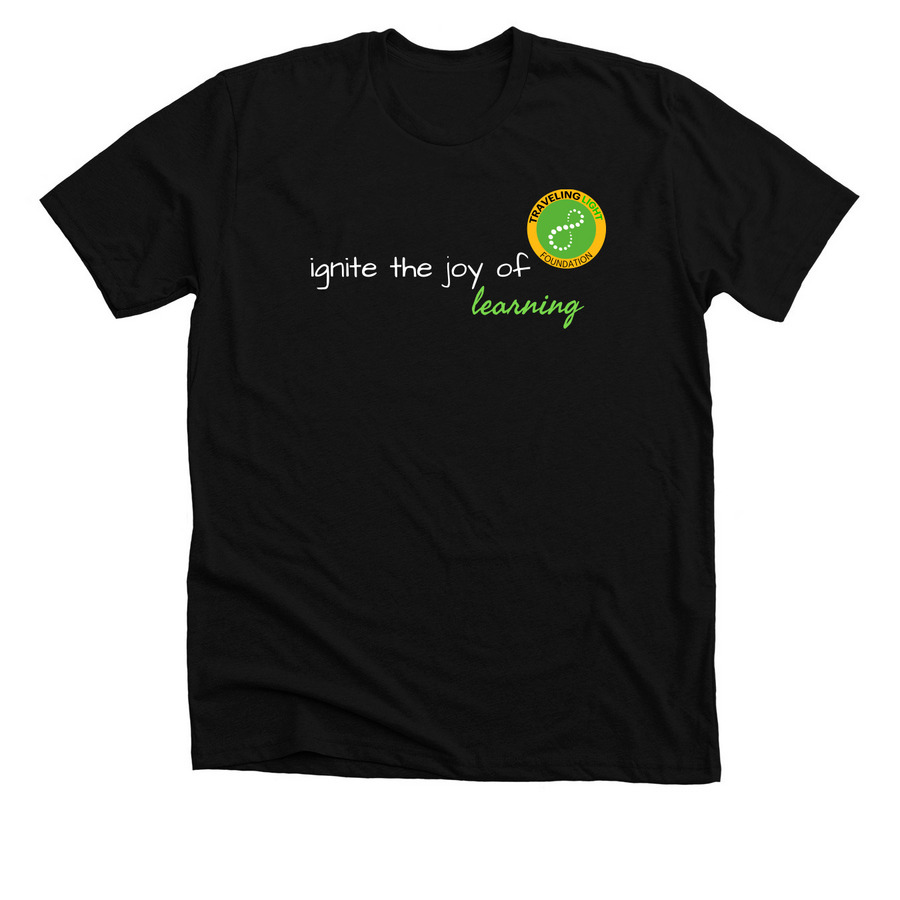ignite the joy of learning&nbsp;, a Solid Black Blend Premium Unisex Tee