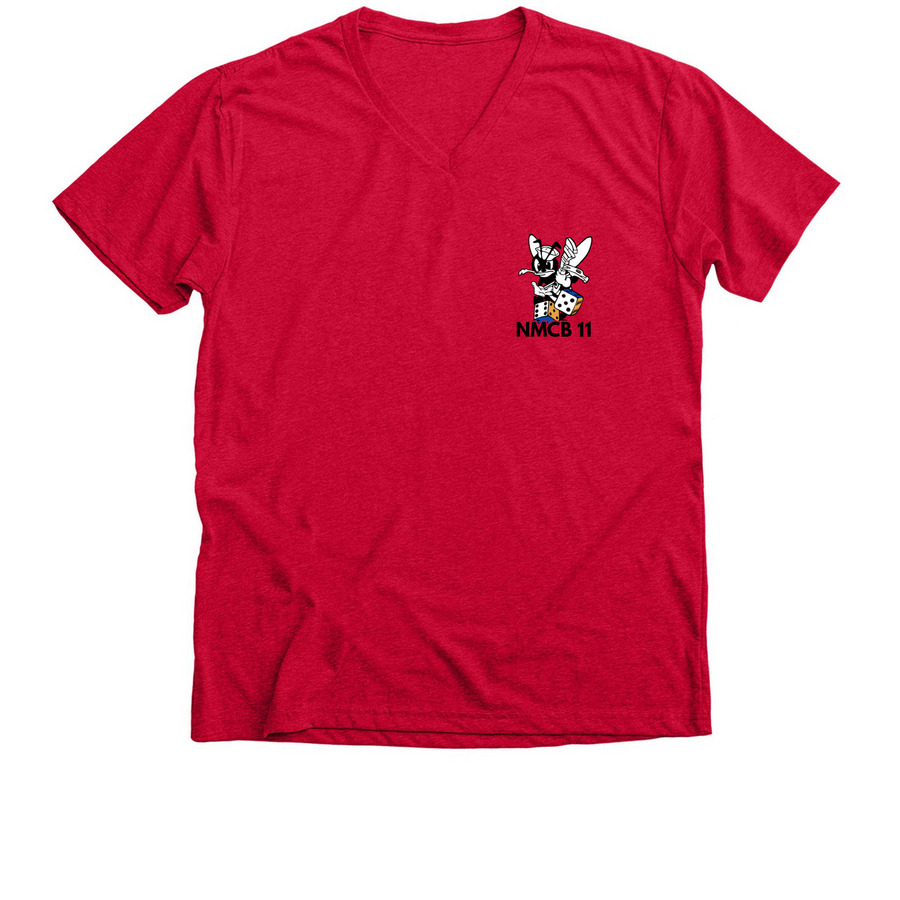 2026 RED Friday?Short Sleeve, a Heather Red Premium V-Neck Tee