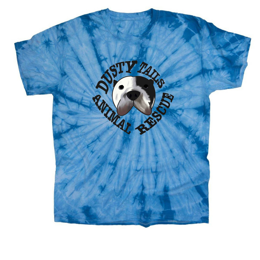 Dusty Tails Animal Rescue Merch&nbsp;, a Baby Blue Classic Tie Dye Tee