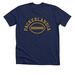 Bah?a Verde Packerlandia Football Gold, a Solid Navy Blend Premium Unisex Tee