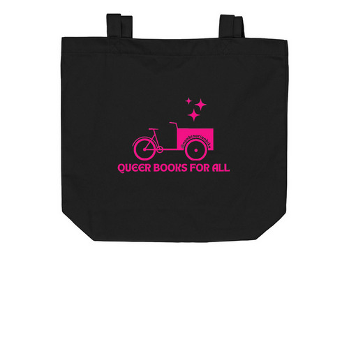 Queer Totes for All, a Black Organic Cotton Tote Bag