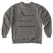 Close ya eyes, a Grey Comfort Colors Crewneck Sweatshirt