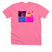 Jera Logo 4 Box Primary Tee 2, a Neon Pink Premium Unisex Tee