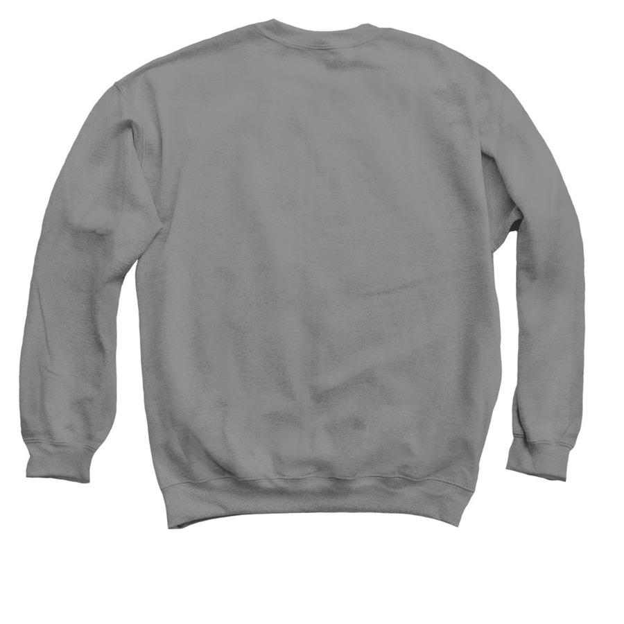 'Stay' Shirt Benefiting 1N5 - Mental Health, a Charcoal Crewneck Sweatshirt (back-view)