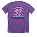 The Memory Makers, a Heather Team Purple Premium Unisex Tee (back-view)