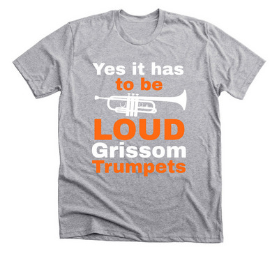 Trumpet Shirt, a Athletic Heather Premium Unisex Tee