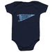 Infant Onesie - Team Everett Flag, a Navy Infant Onesie