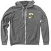 Parkview Pawprint with Zipper, a Deep Heather Zip Up Hoodie