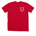 Charlie Co. FRG RED, a Solid Red Blend Premium Unisex Tee