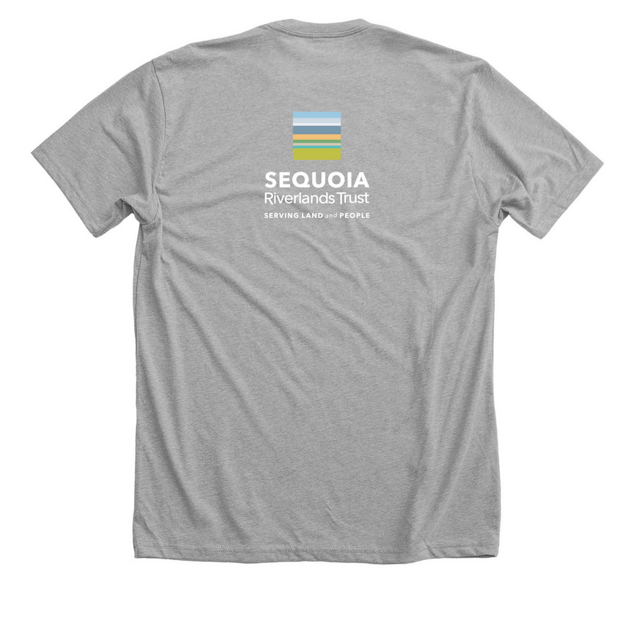 Kaweah Oaks Preserve T-Shirt, a Athletic Heather Premium Unisex Tee (back-view)