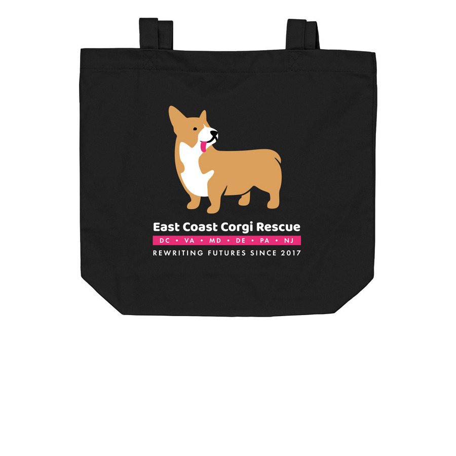 ECCR Tote Bags, a Black Organic Cotton Tote Bag