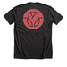 I Choose Love, a Dark Grey Heather Premium Unisex Tee (back-view)