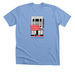 Letters Storefront Tee, a Heather Carolina Blue Premium Unisex Tee