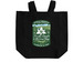 For the Benefit of All Living Things - Tote, a Black Recycled Cotton Tote Bag (back-view)