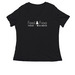 FFYW Merch, a Black Women's Relaxed V-Neck Tee