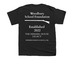 FOUNDATION SHIRT, a Black Youth Unisex Tee (back-view)