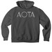 AOTA Classic Logo Tops - Adult & Youth, a Asphalt Premium Heavyweight Pullover Hoodie