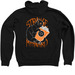 Strange Maynard 2026 Hoodie, a Black Zip Up Hoodie (back-view)