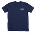 Fueled By Humor, a Solid Navy Blend Premium Unisex Tee