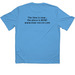 NOW Soccer Academy Level Shirts, a Carolina Blue Classic Performance Tee (back-view)