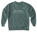 Your Words Matter Letter, a Blue Spruce Comfort Colors Crewneck Sweatshirt