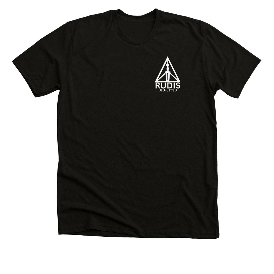 Rudis Jiu-Jitsu Shirts and Tanks, a Solid Black Blend Premium Unisex Tee