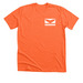 NATURALIST Classic Pocket Logo GrayWhale Back, a Heather Orange Premium Unisex Tee