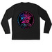 Ride in the 405 Official Merch&nbsp;, a Black Unisex Performance Long Sleeve Tee (back-view)