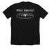 Pilot Mentor Gear, a Solid Black Blend Premium Unisex Tee (back-view)
