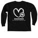 Ditrrmo Logo Unisex Long Sleeve Tees, a Black Comfort Colors Long Sleeve Tee