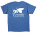 Get wild., a Sapphire Classic Unisex Tee (back-view)
