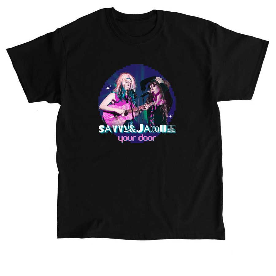 Savvy&Jacqui Band Tee, a Black Classic Unisex Tee