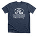 Out of the Darkness Walk, a Heather Navy Premium Unisex Tee
