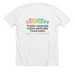 LGBTQ+ are Beloved, a Solid White Blend Premium Unisex Tee (back-view)