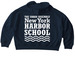 Harbor School Logo - Navy Sweatshirts, a French Navy Stanley/Stella Women?s Stella Ida Zip Up Pullover Hoodie (back-view)