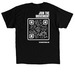 This Shirt Sparks Growth, a Black Classic Unisex Tee (back-view)