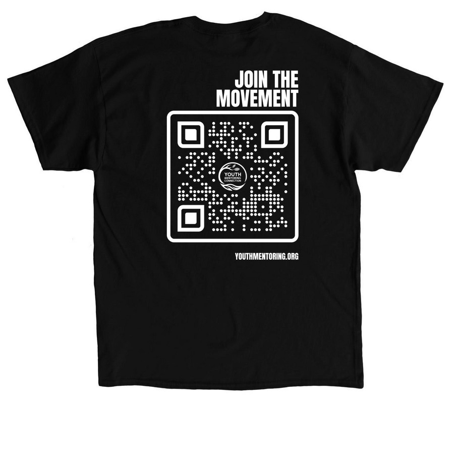 This Shirt Sparks Growth, a Black Classic Unisex Tee (back-view)