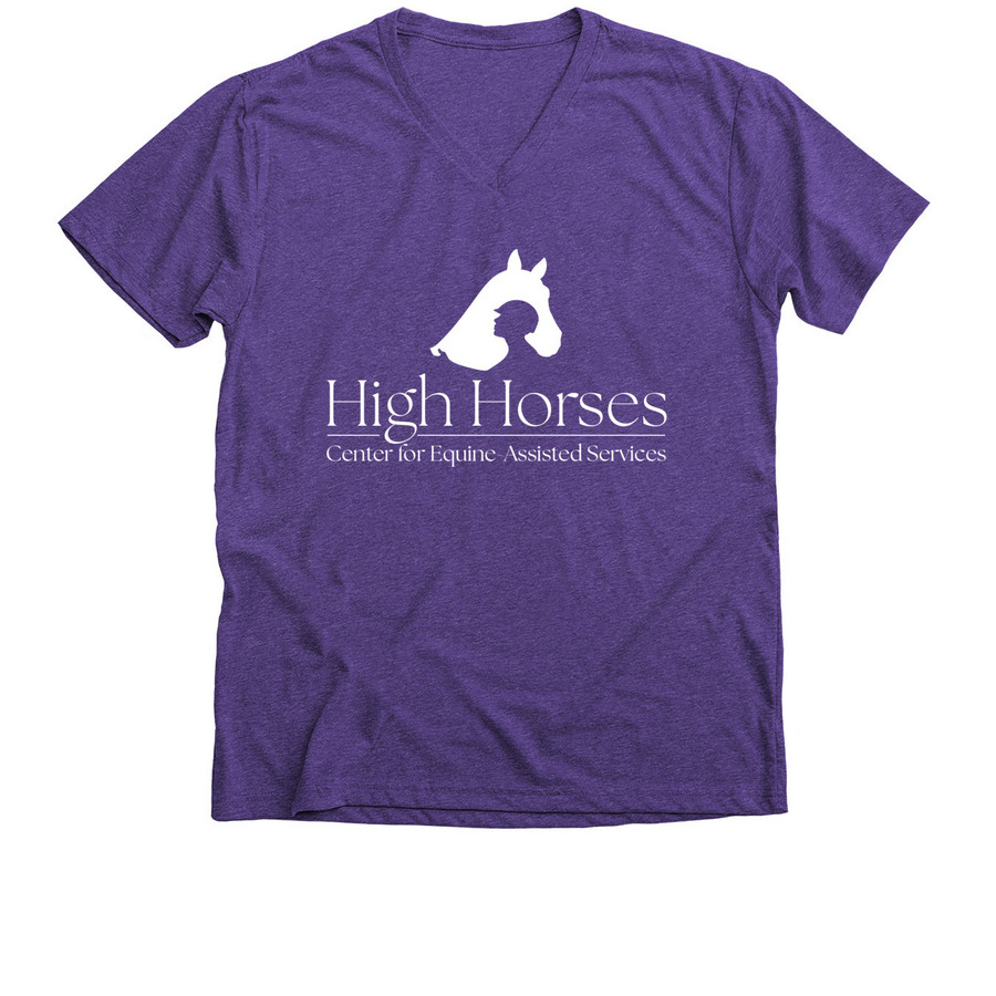 Summer Shirts for High Horses!, a Purple Rush Premium V-Neck Tee
