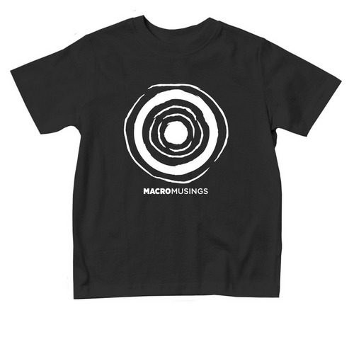 Macro Musings NGDP target toddler tee, a Black Toddler Tee