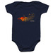 Monarch & Pollinator Ambassador -- Infant, a Navy Infant Onesie