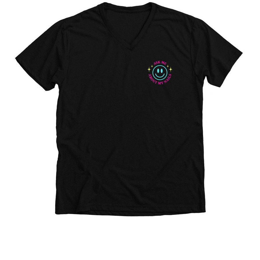 Confidence starts at your fingertips, a Solid Black Blend Premium V-Neck Tee